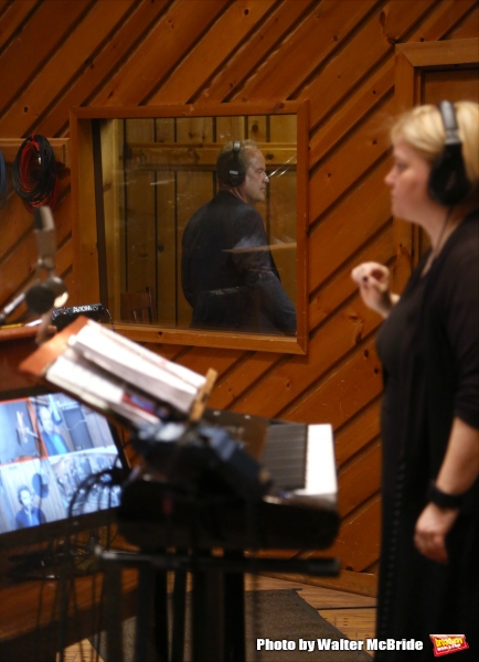 Photo Coverage: In the Recording Studio with the Cast of Broadway's FINDING NEVERLAND; Album Out Next Month!  Image