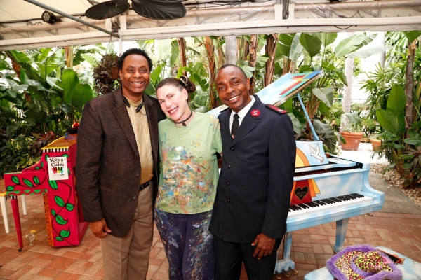 Copeland Davis, Sharon Koskoff and Major Pierre Smith from The Salvation Army Photo