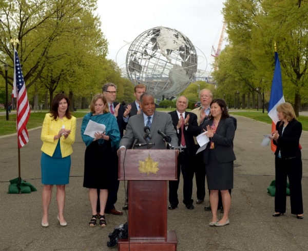 Photo Flash: World's Fair Structure 'Tent of Tomorrow' to Undergo Beautification Project Image