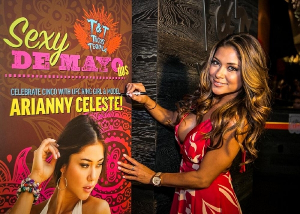 Photo Flash: UFC Ring Girl Arianny Celeste Hosts 'Sexy de Mayo Dos' Fiesta at Tacos & Tequila 