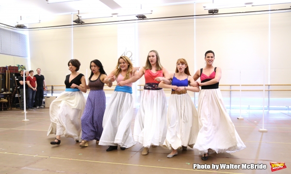 Photo Coverage: Go Inside Rehearsal with the Cast of Paper Mill Playhouse's EVER AFTER!  Image