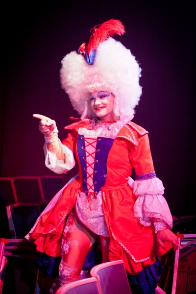 Alex Mills as his character Jerry''s Drag persona, Betty-May Photo