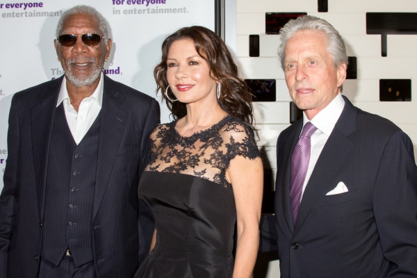 Morgan Freeman, Catherine Zeta-Jones, Michael Douglas Photo