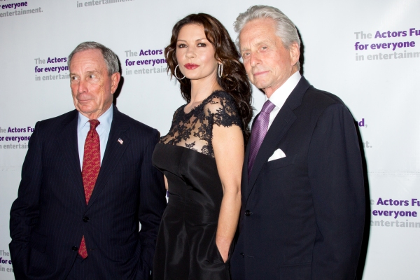 Michael Bloomberg, Catherine Zeta-Jones, Michael Douglas Photo