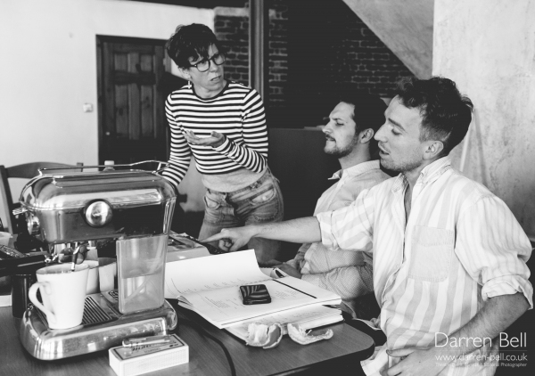 Exclusive Photos: Jonathan Groff and Company Rehearse for 'HOW TO SUCCEED...' in London! Image