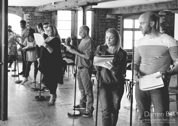 Exclusive Photos: Jonathan Groff and Company Rehearse for 'HOW TO SUCCEED...' in London! 