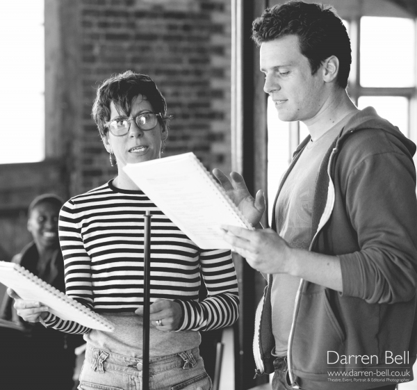 Exclusive Photos: Jonathan Groff and Company Rehearse for 'HOW TO SUCCEED...' in London! Image