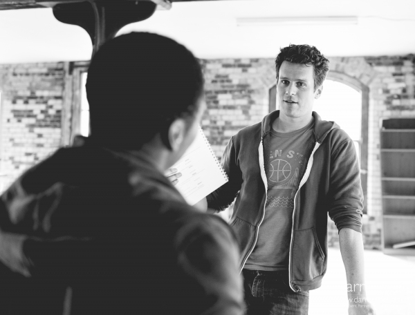Exclusive Photos: Jonathan Groff and Company Rehearse for 'HOW TO SUCCEED...' in London! Image