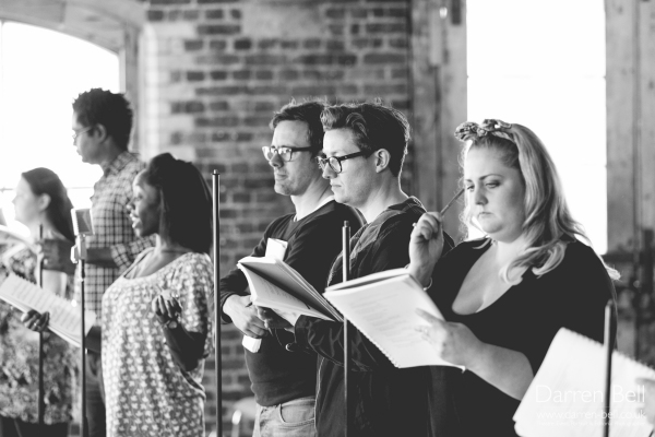 Exclusive Photos: Jonathan Groff and Company Rehearse for 'HOW TO SUCCEED...' in London! Image