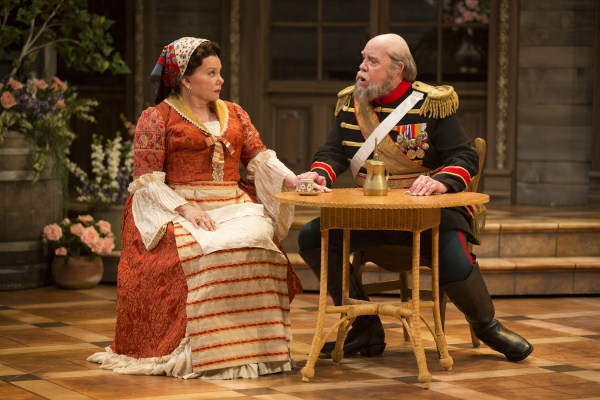 Marsha Mason as Catherine Petkoff and Conrad John Schuck as Major Paul Petkoff Photo