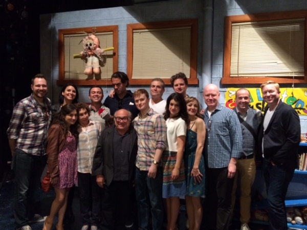 Photo Flash: Bobby Cannavale, Danny DeVito and More Visit HAND TO GOD on Mother's Day Image