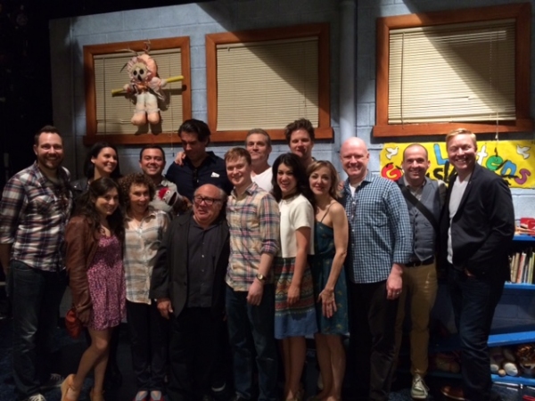 Photo Flash: Bobby Cannavale, Danny DeVito and More Visit HAND TO GOD on Mother's Day Image