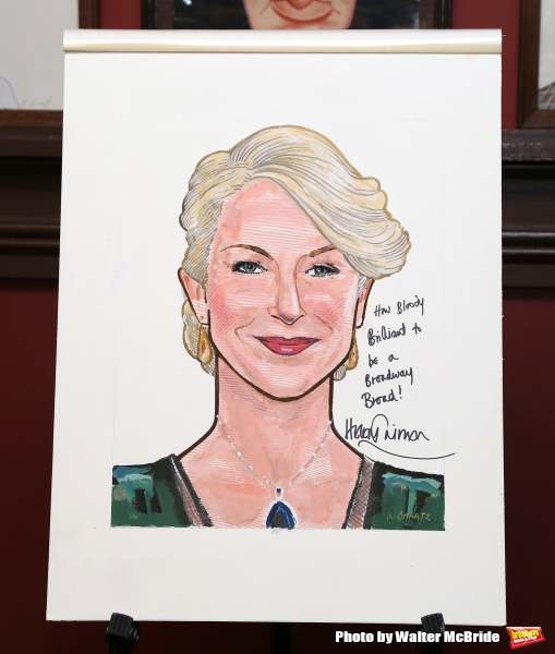 Photo Coverage: Sardi's Unveils Caricature for 2015 Tony Nominee Helen Mirren! Image