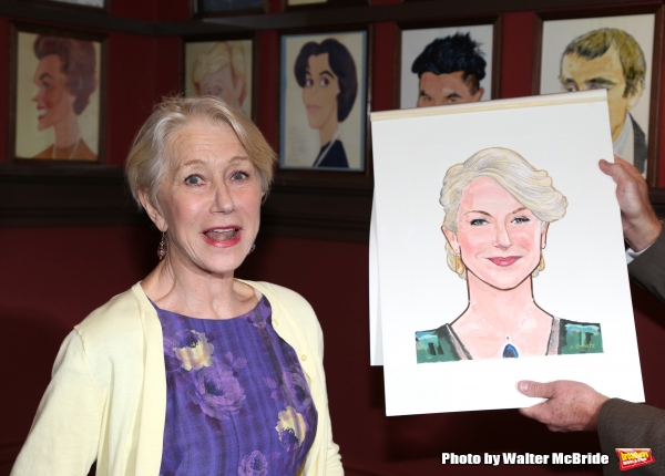Photo Coverage: Sardi's Unveils Caricature for 2015 Tony Nominee Helen Mirren! Image