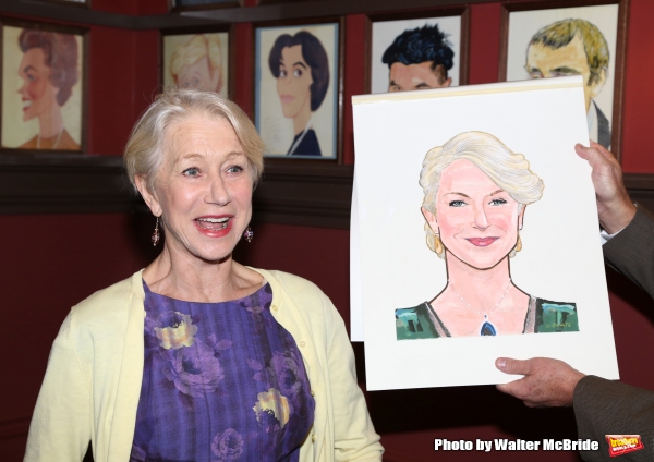 Photo Coverage: Sardi's Unveils Caricature for 2015 Tony Nominee Helen Mirren! Image