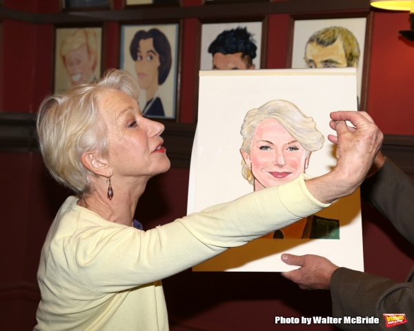 Photo Coverage: Sardi's Unveils Caricature for 2015 Tony Nominee Helen Mirren! Image