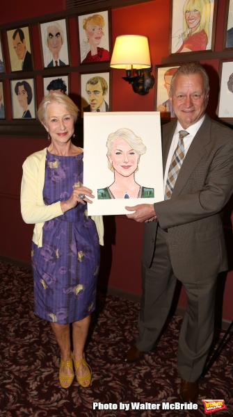 Photo Coverage: Sardi's Unveils Caricature for 2015 Tony Nominee Helen Mirren! Image