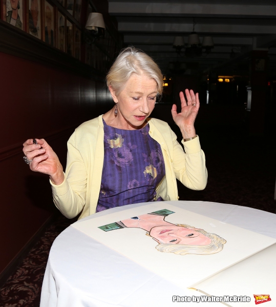Photo Coverage: Sardi's Unveils Caricature for 2015 Tony Nominee Helen Mirren! Image