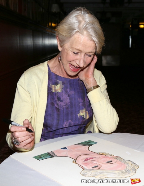Photo Coverage: Sardi's Unveils Caricature for 2015 Tony Nominee Helen Mirren! Image