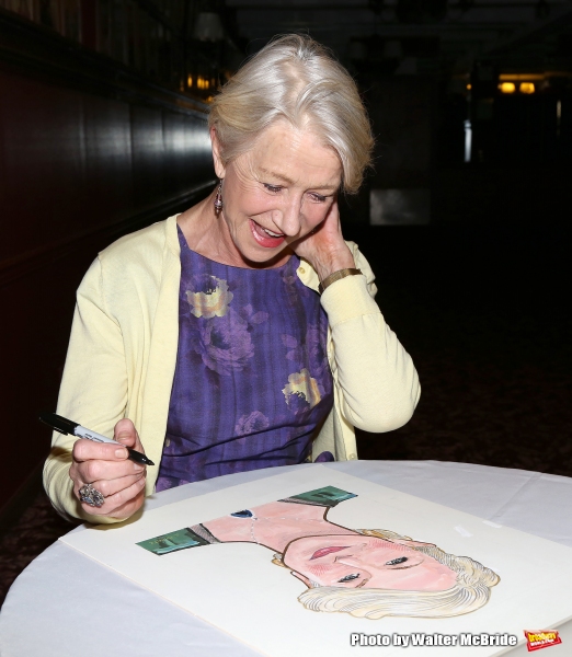 Photo Coverage: Sardi's Unveils Caricature for 2015 Tony Nominee Helen Mirren! Image