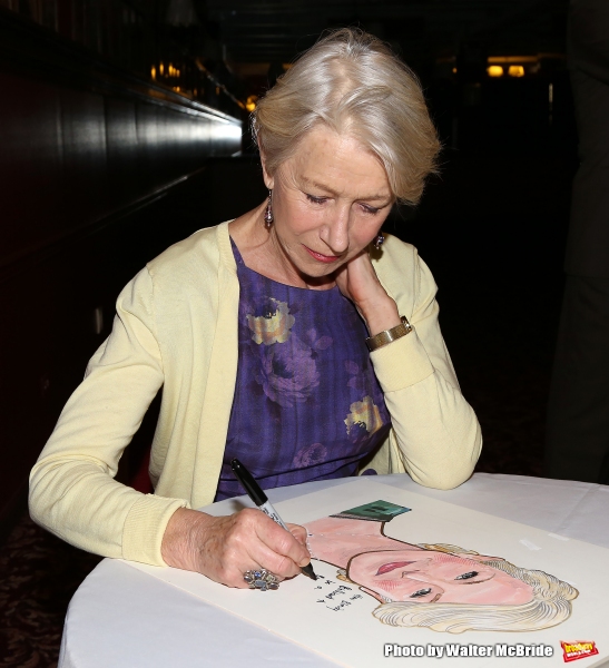 Photo Coverage: Sardi's Unveils Caricature for 2015 Tony Nominee Helen Mirren! Image