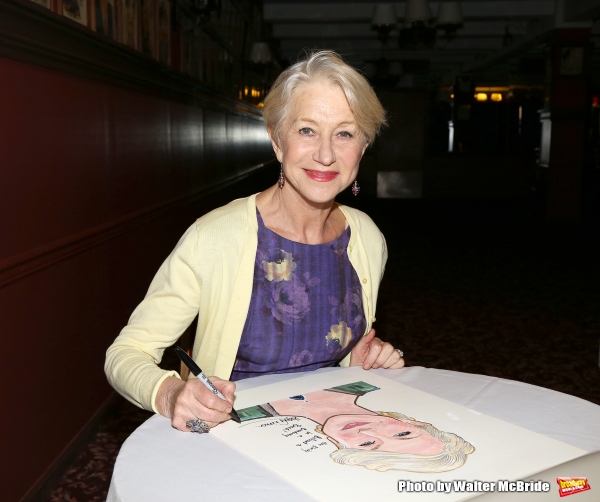 Photo Coverage: Sardi's Unveils Caricature for 2015 Tony Nominee Helen Mirren! Image