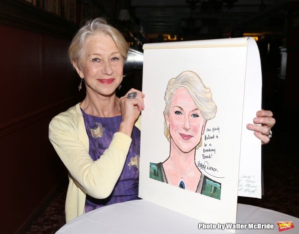 Photo Coverage: Sardi's Unveils Caricature for 2015 Tony Nominee Helen Mirren! Image