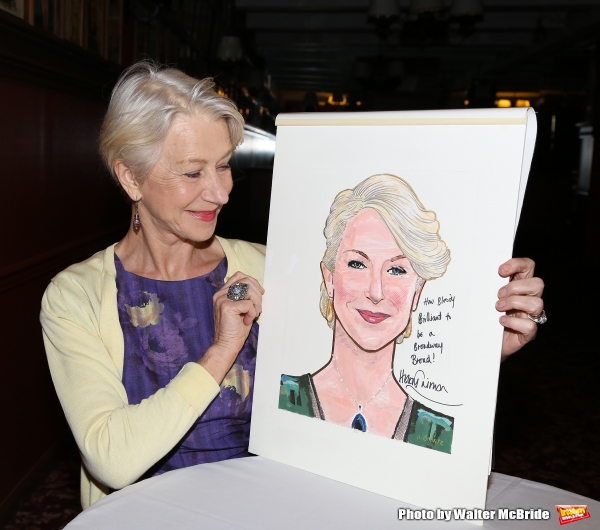 Photo Coverage: Sardi's Unveils Caricature for 2015 Tony Nominee Helen Mirren! Image