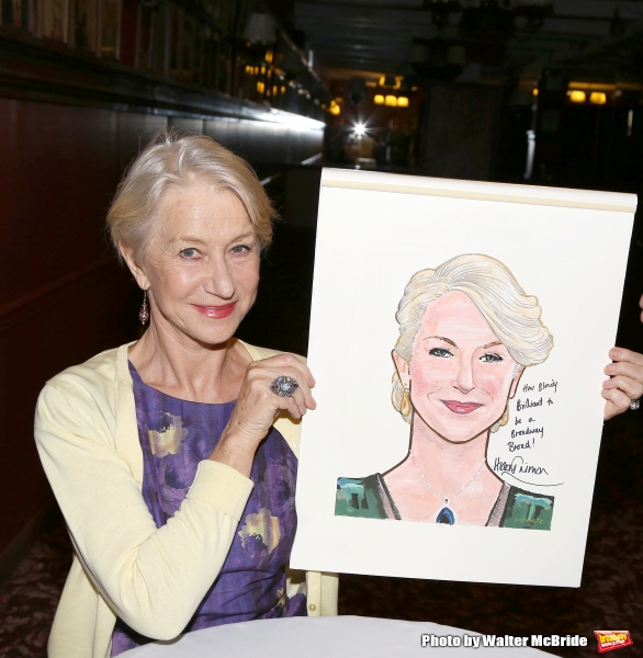 Photo Coverage: Sardi's Unveils Caricature for 2015 Tony Nominee Helen Mirren! Image