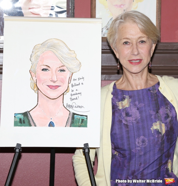 Photo Coverage: Sardi's Unveils Caricature for 2015 Tony Nominee Helen Mirren! Image
