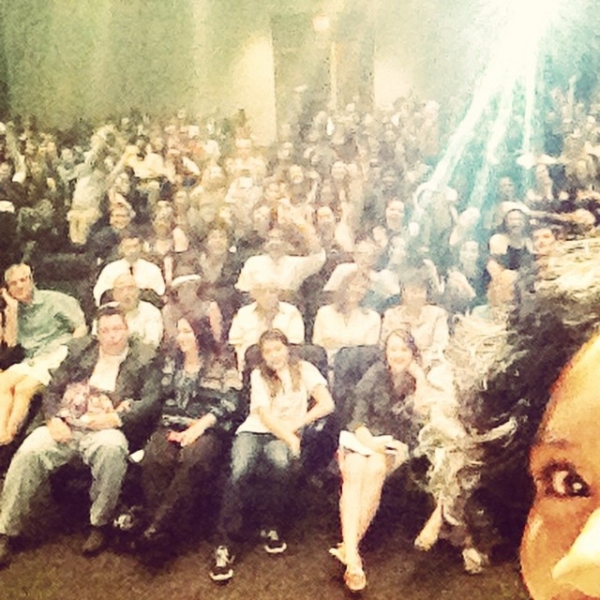 Melinda Doolittle and the NMTA audience Photo