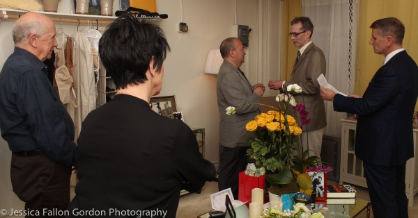 Exclusive Photo Coverage: Couple Marries Backstage at THE VISIT on Broadway! Image