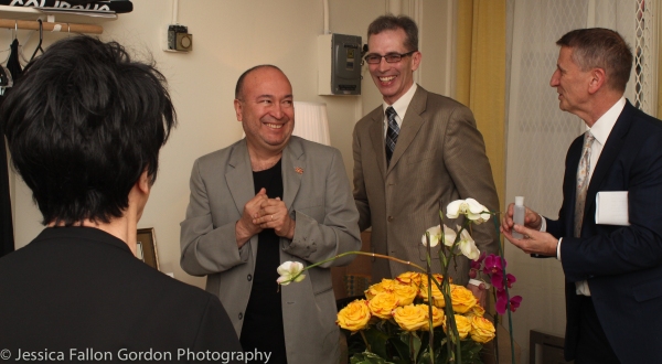 Exclusive Photo Coverage: Couple Marries Backstage at THE VISIT on Broadway! Image