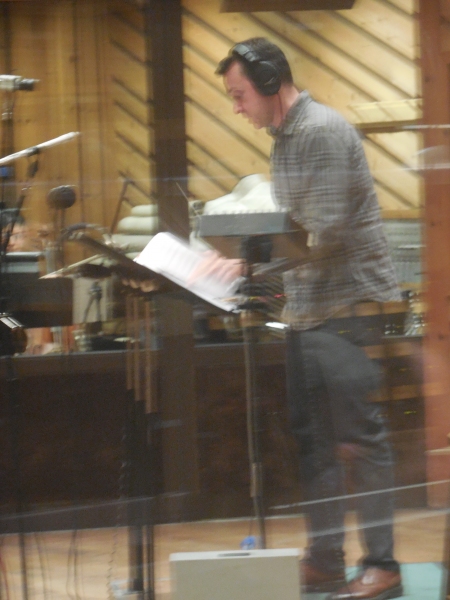 Photo Flash: A Sneak Peek at JOHN & JEN in the Recording Studio Image