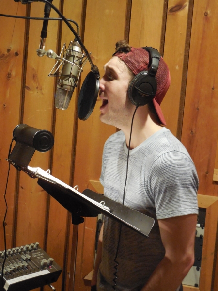 Photo Flash: A Sneak Peek at JOHN & JEN in the Recording Studio Image