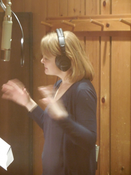 Photo Flash: A Sneak Peek at JOHN & JEN in the Recording Studio Image