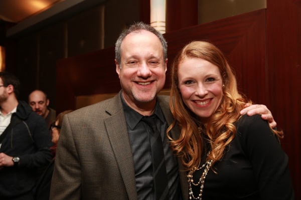 Producer Allan Neuwirth and star of DRAWING HOME, Julie Lynn Mortensen Photo