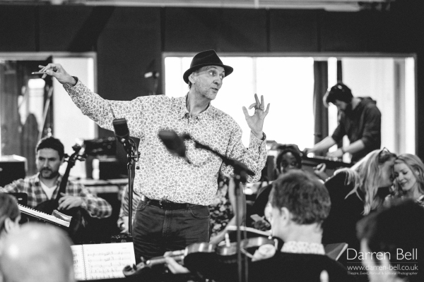 Exclusive Photos: Jonathan Groff and Company in Sitzprobe Rehearsal for HOW TO SUCCEED... Opening Tonight in London! Image