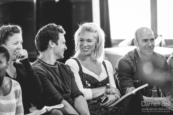 Exclusive Photos: Jonathan Groff and Company in Sitzprobe Rehearsal for HOW TO SUCCEED... Opening Tonight in London! Image