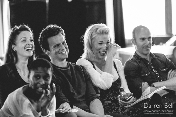 Exclusive Photos: Jonathan Groff and Company in Sitzprobe Rehearsal for HOW TO SUCCEED... Opening Tonight in London! Image