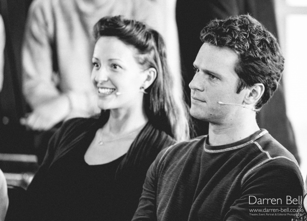 Exclusive Photos: Jonathan Groff and Company in Sitzprobe Rehearsal for HOW TO SUCCEED... Opening Tonight in London! Image