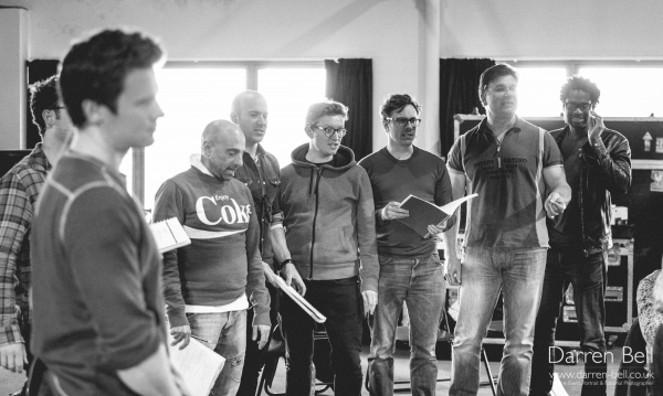 Exclusive Photos: Jonathan Groff and Company in Sitzprobe Rehearsal for HOW TO SUCCEED... Opening Tonight in London! Image