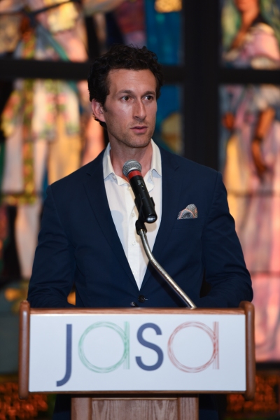 Photo Flash: THE LAST SHIP's Aaron Lazar Hosts Event for Seniors in NYC Image