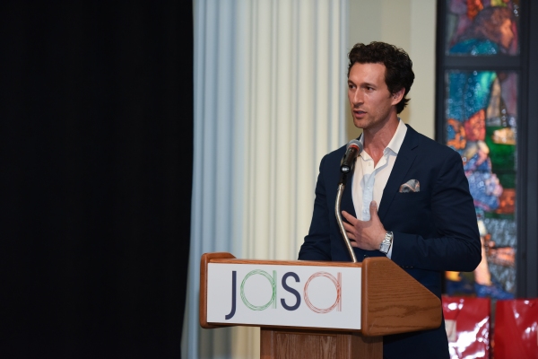 Photo Flash: THE LAST SHIP's Aaron Lazar Hosts Event for Seniors in NYC Image