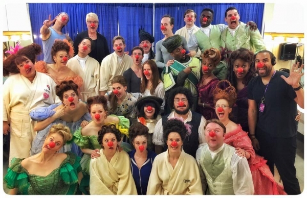 Photo Flash: CINDERELLA National Tour Cast Celebrates Red Nose Day 
