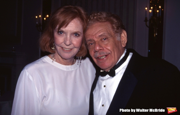 Anne Meara & Jerry Stiller attend the MTC Spring Gala at the Hilton Hotelon 5/15/1995 Photo