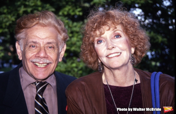 Jerry Stiller and Anne Meara attends a party at Gracie Mansion, June 1, 1993 in New Y Photo