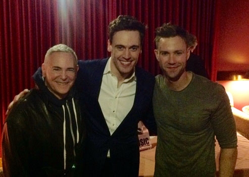 Craig Zadan, Erich Bergen, Christopher Hanke Photo