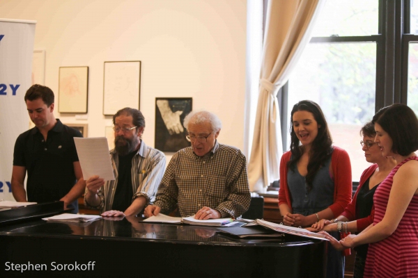 Photo Coverage: In Rehearsal Sheldon Harnick & the 92Y Cast of TO LIFE! Celebrating 50 Years of FIDDLER ON THE ROOF Image