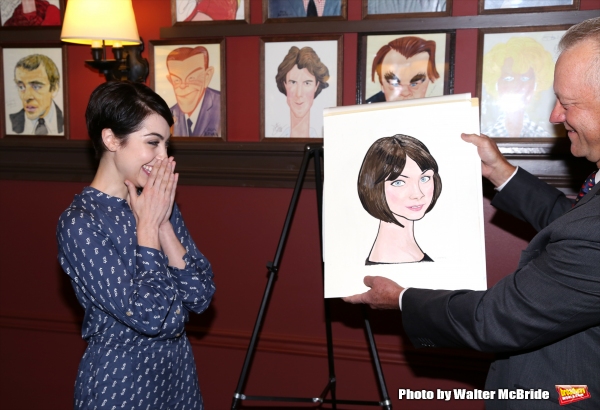 Photo Coverage: AN AMERICAN IN PARIS' Tony-Nominated Leads Get Sardi's Caricatures! Photo Coverage: AN AMERICAN IN PARIS' Tony-Nominated Leads Get Sardi's Caricatures! Image